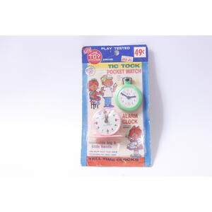 The Toy House, 1960s, Jack And Jill, Dime Store, Pocket Watch, Sealed, Small, Ac